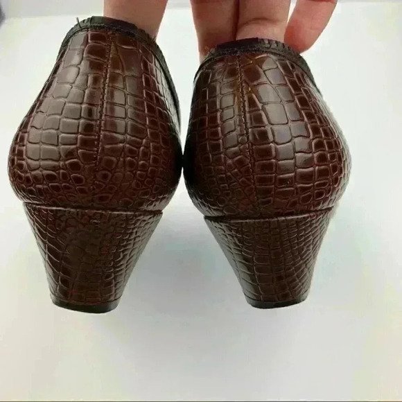 Deliso Debs heels size 8 brown 1950s vintage VLV - Picture 8 of 12